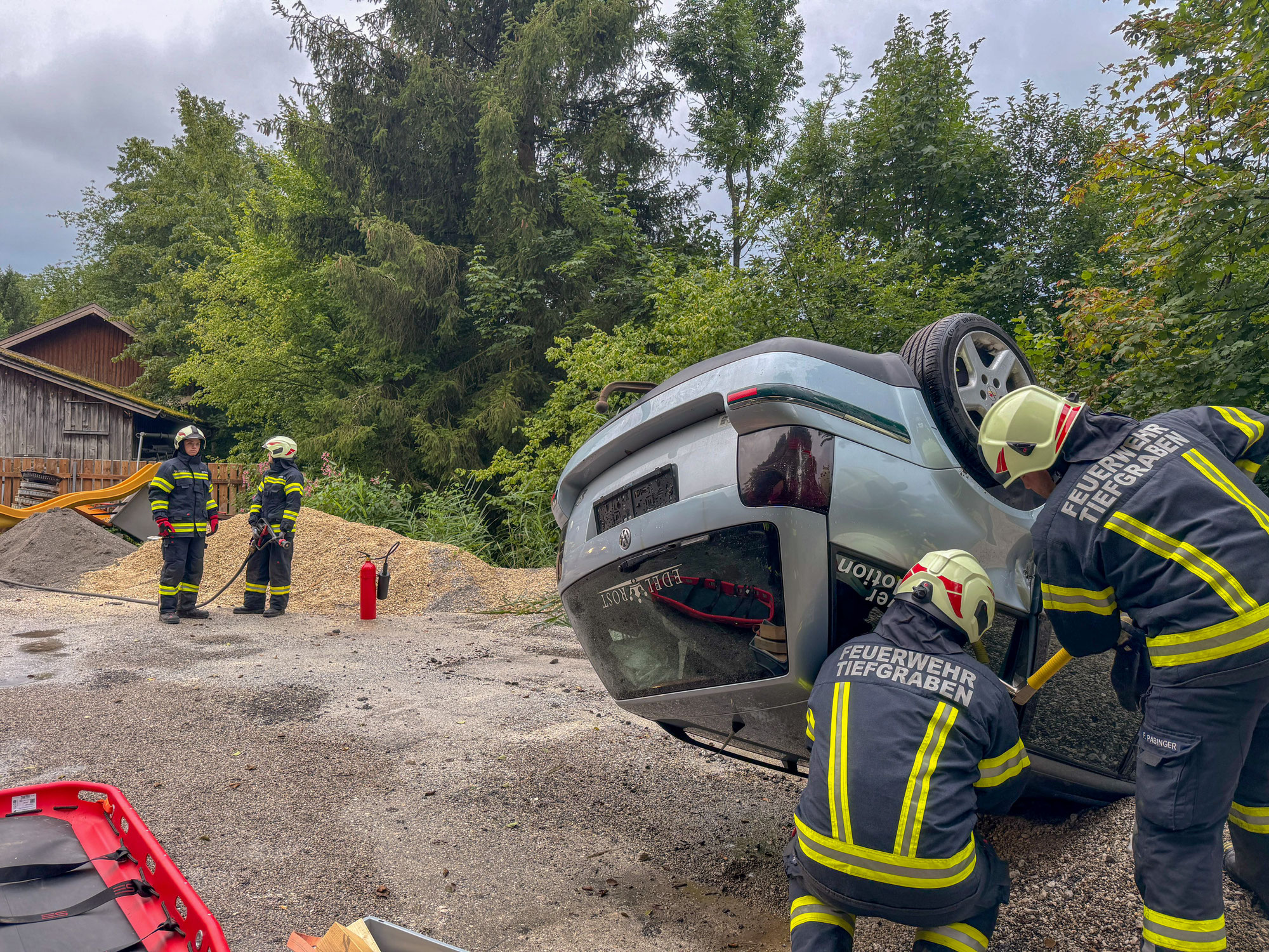 Übung Verkehrsunfall