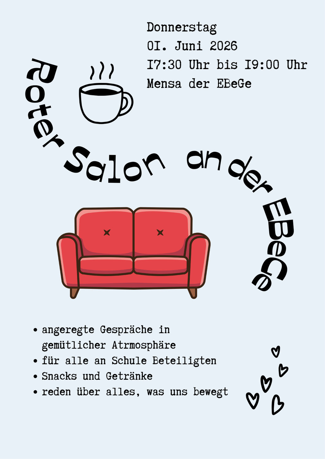 Einladung zum "Roten Salon" am 01. Juni 2026