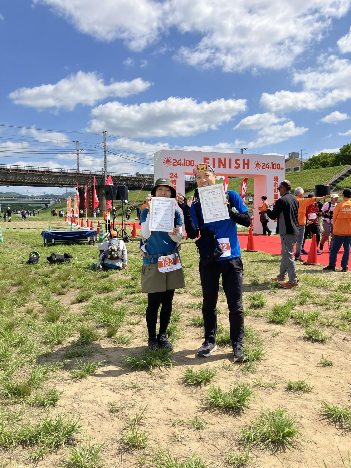 ２４時間100キロウォークに出場しました