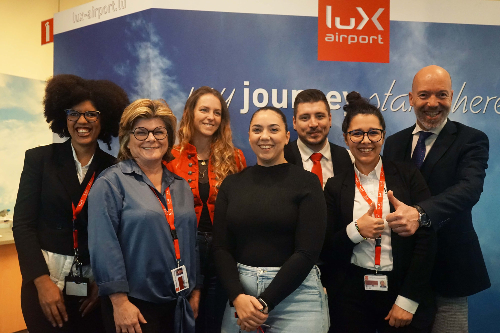 Un service de haut vol chez Lux-Airport, à l'aéroport de Luxembourg.