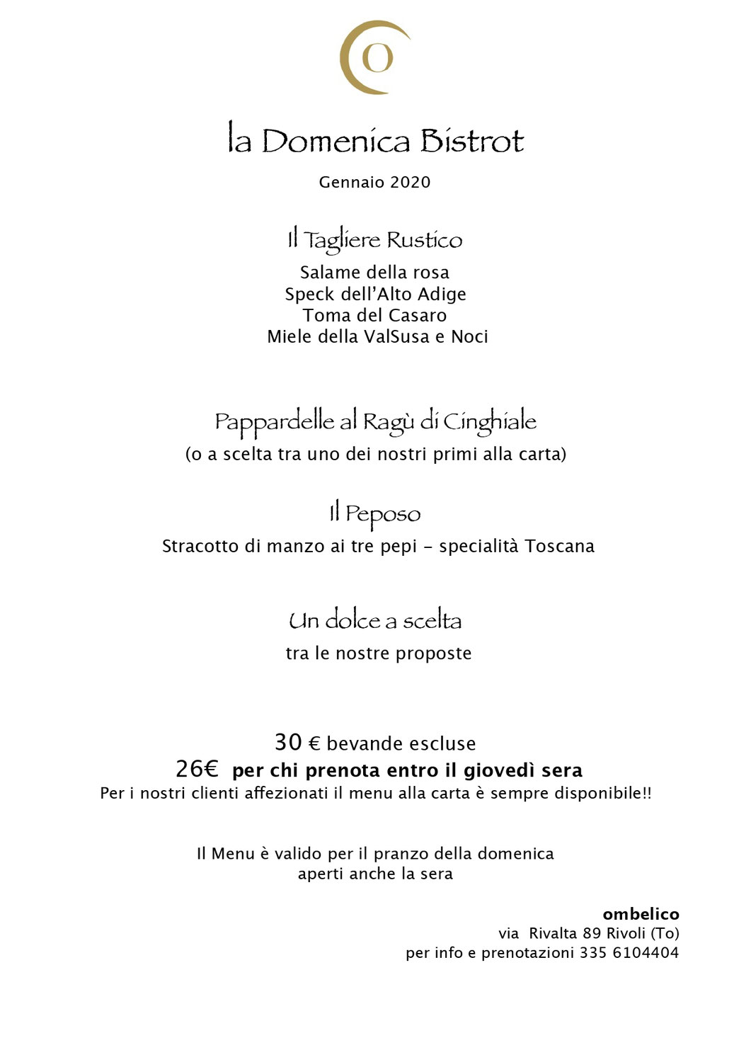 La Domenica Bistrot