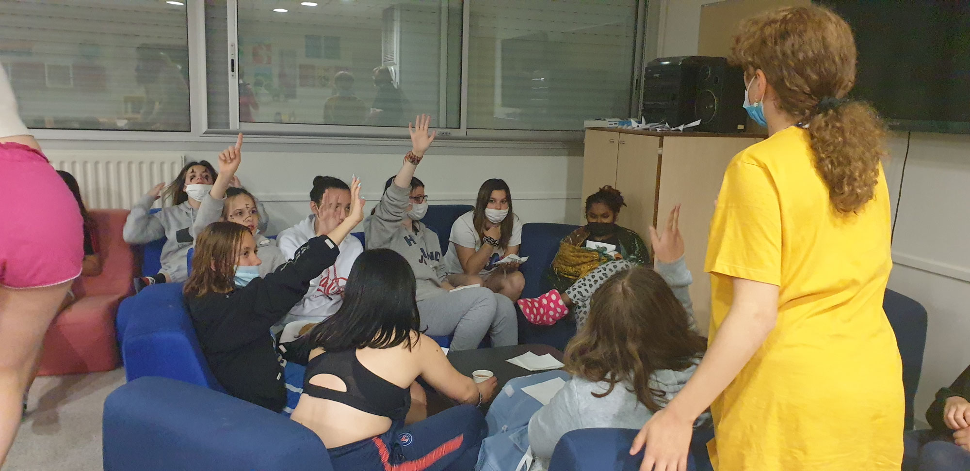 Halloween au dortoir des filles