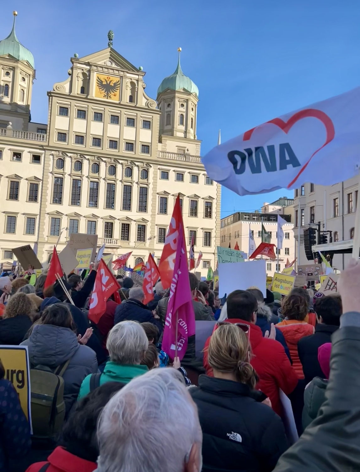 Gemeinsam gegen Rechts in Augsburg
