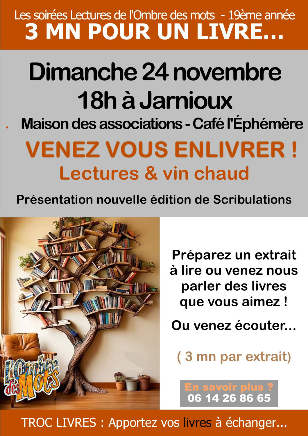 Soirée Lectures - 19eme année