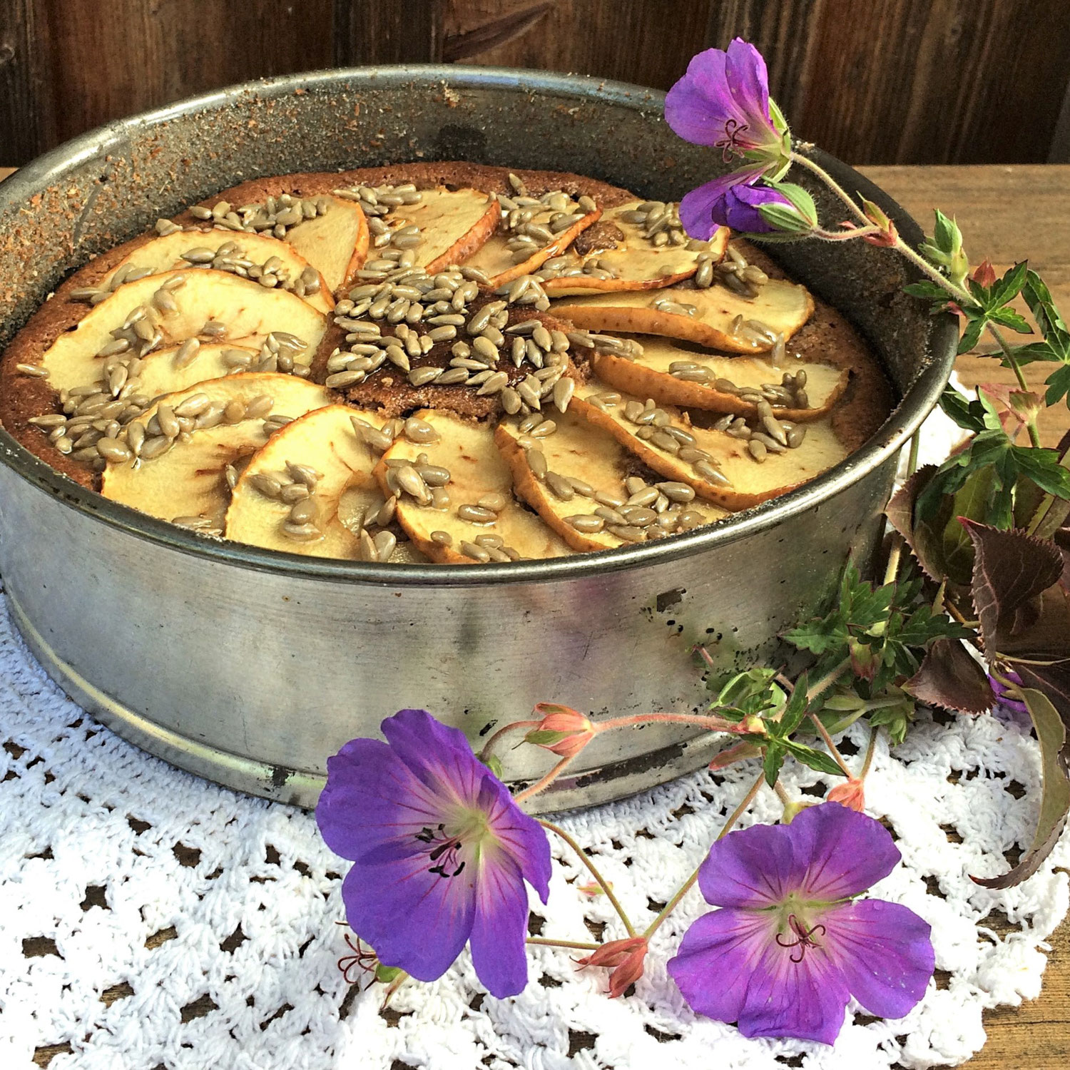 "APFEL-DINKEL-TORTE" - mein Lieblingsrezept