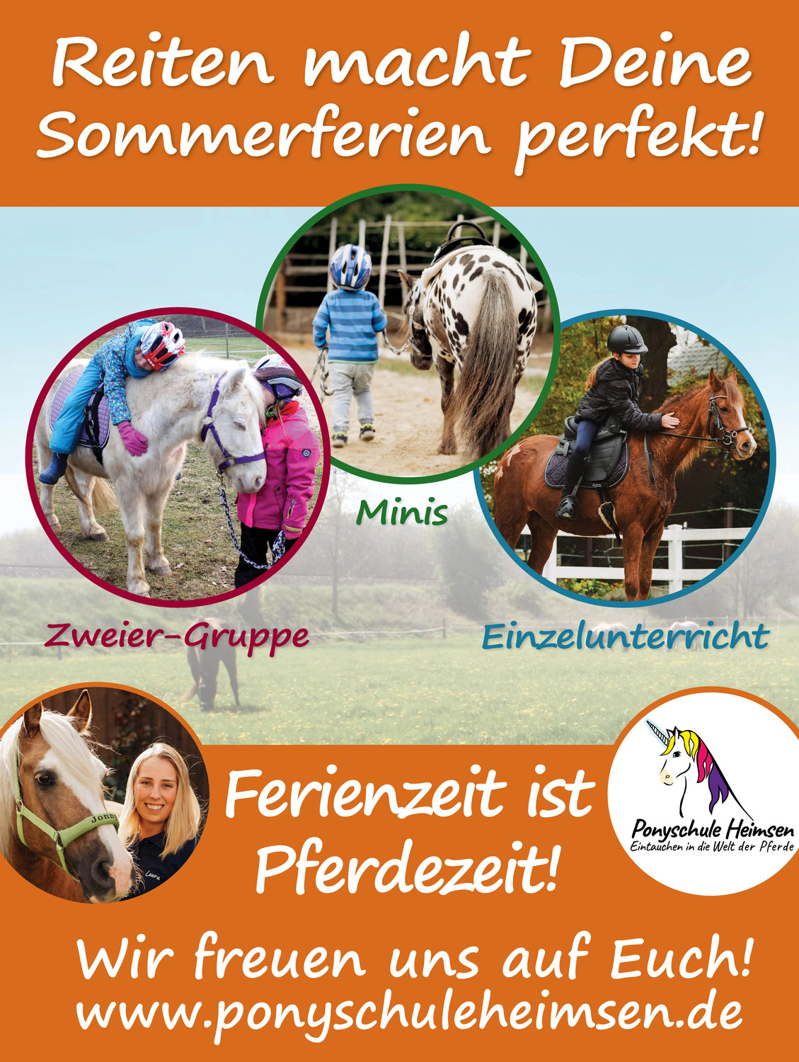 Reiten in den Sommerferien!