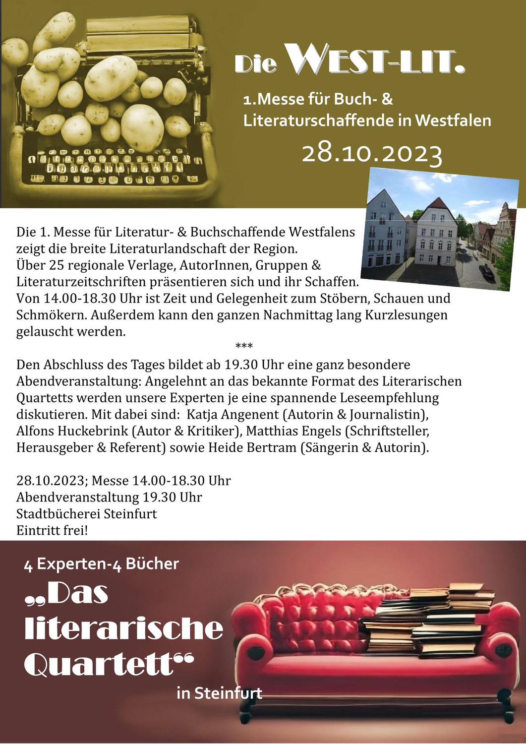 1. Westfälische Buchmesse in Steinfurt