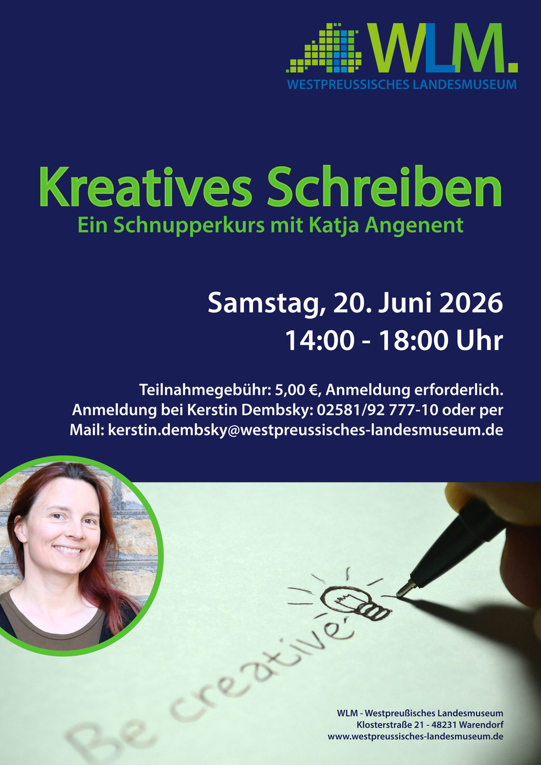 Kreatives Schreiben: Schnupperkurs in Warendorf