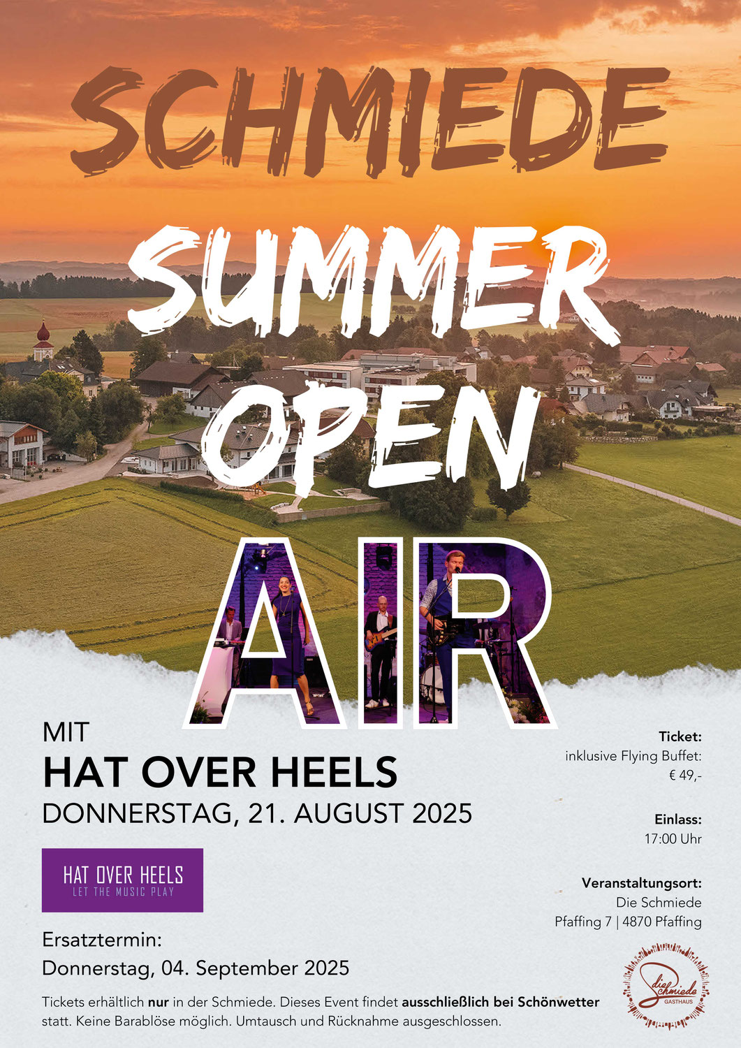 HOH live am 21.08.2025 am OPEN AIR bei der Schmiede in Pfaffing