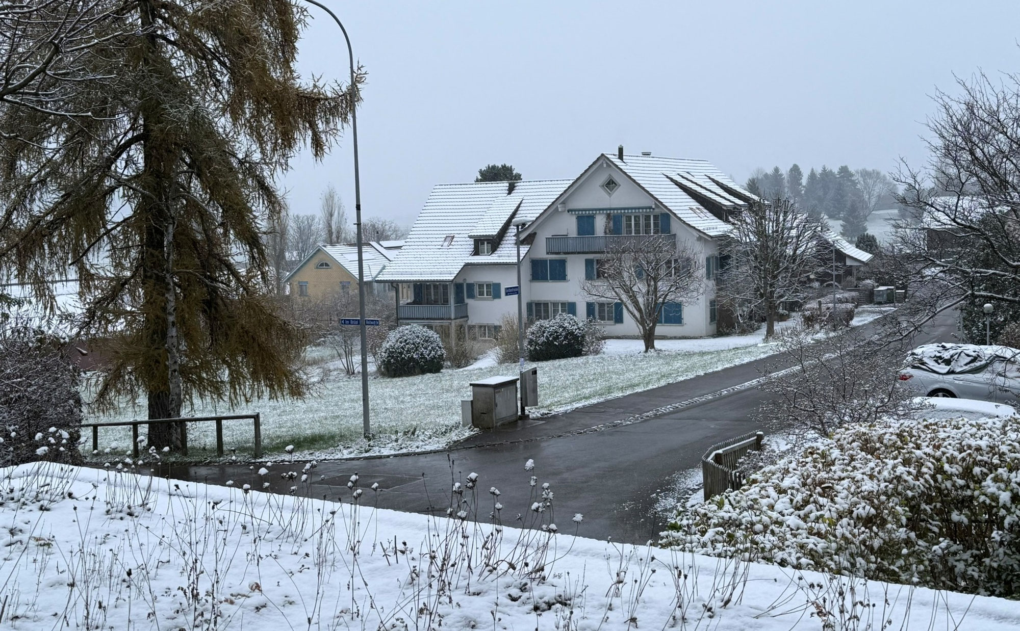 1. Schnee in Elgg & Fondue