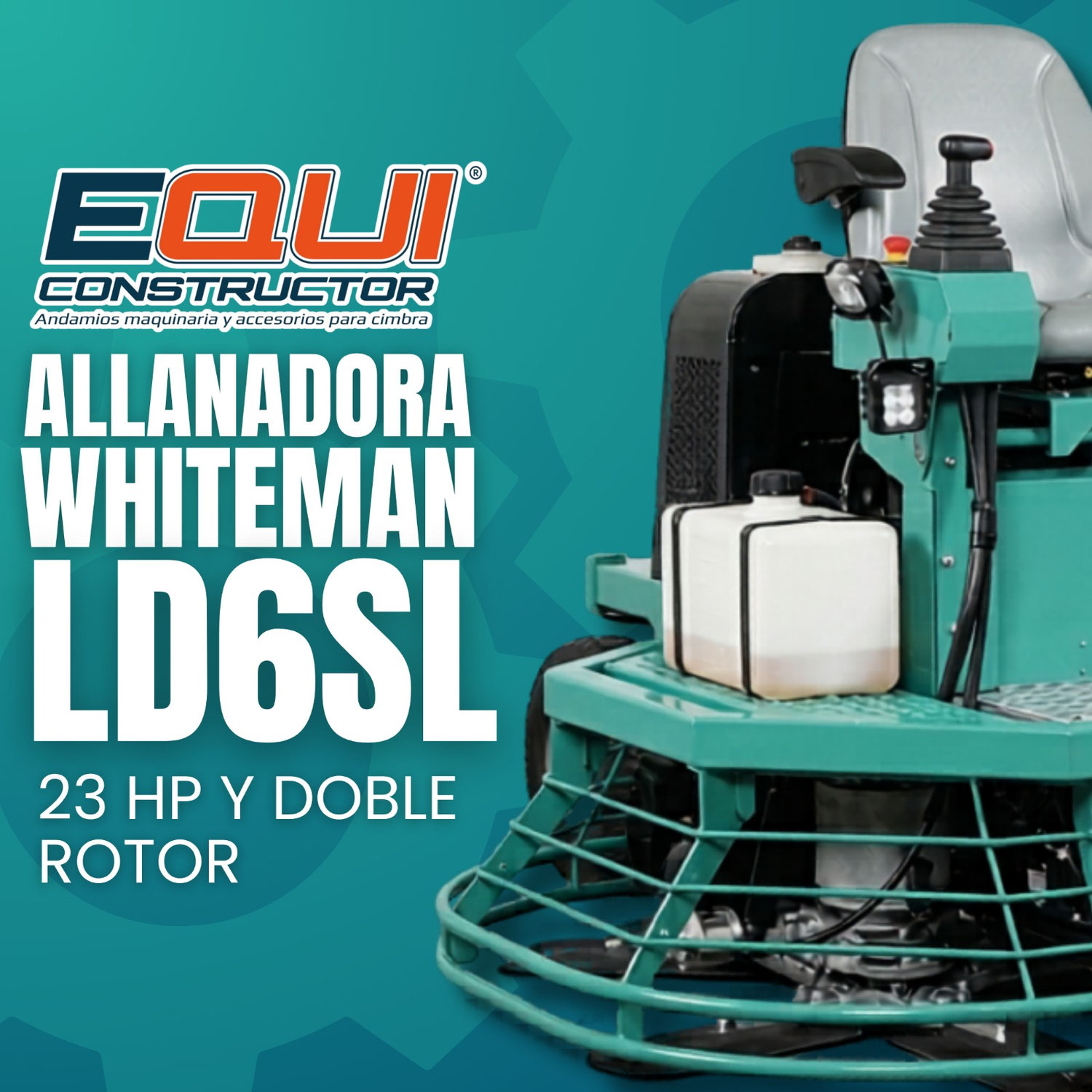 23 HP y Doble Rotor: Por Qué la Potencia de la LD6SL WHITEMAN es el Factor Decisivo en Pisos de Alto Tráfico de Montacargas