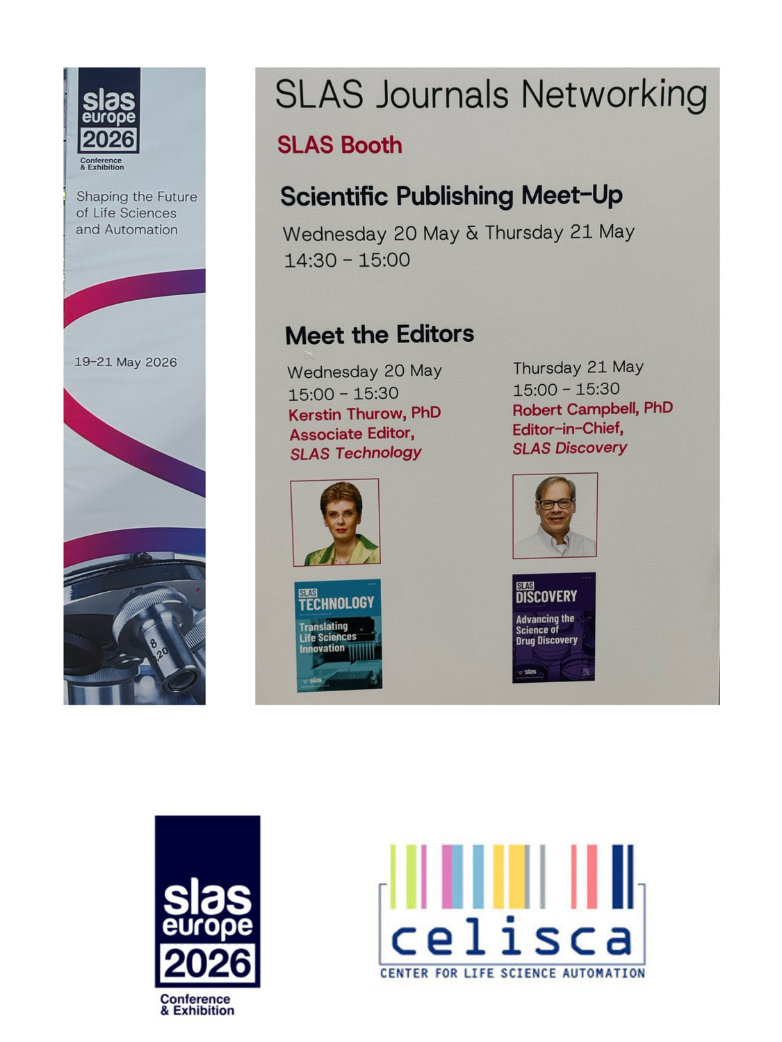 Meet the Associate Editor SLAS Technology in Vienna!