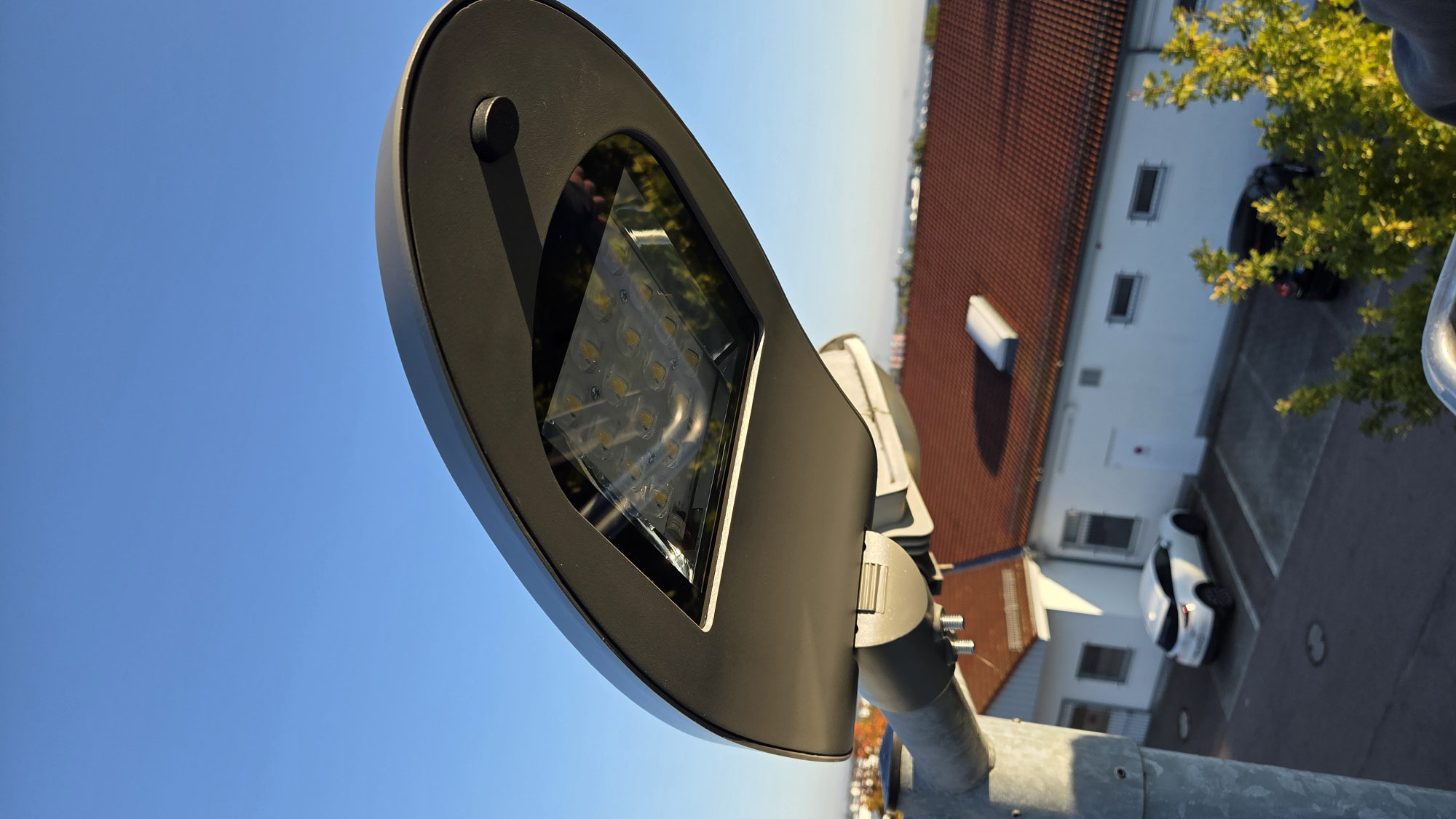 Neue Parkplatzbeleuchtung