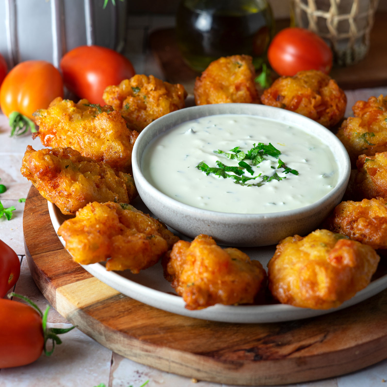 Tomaten Fritters