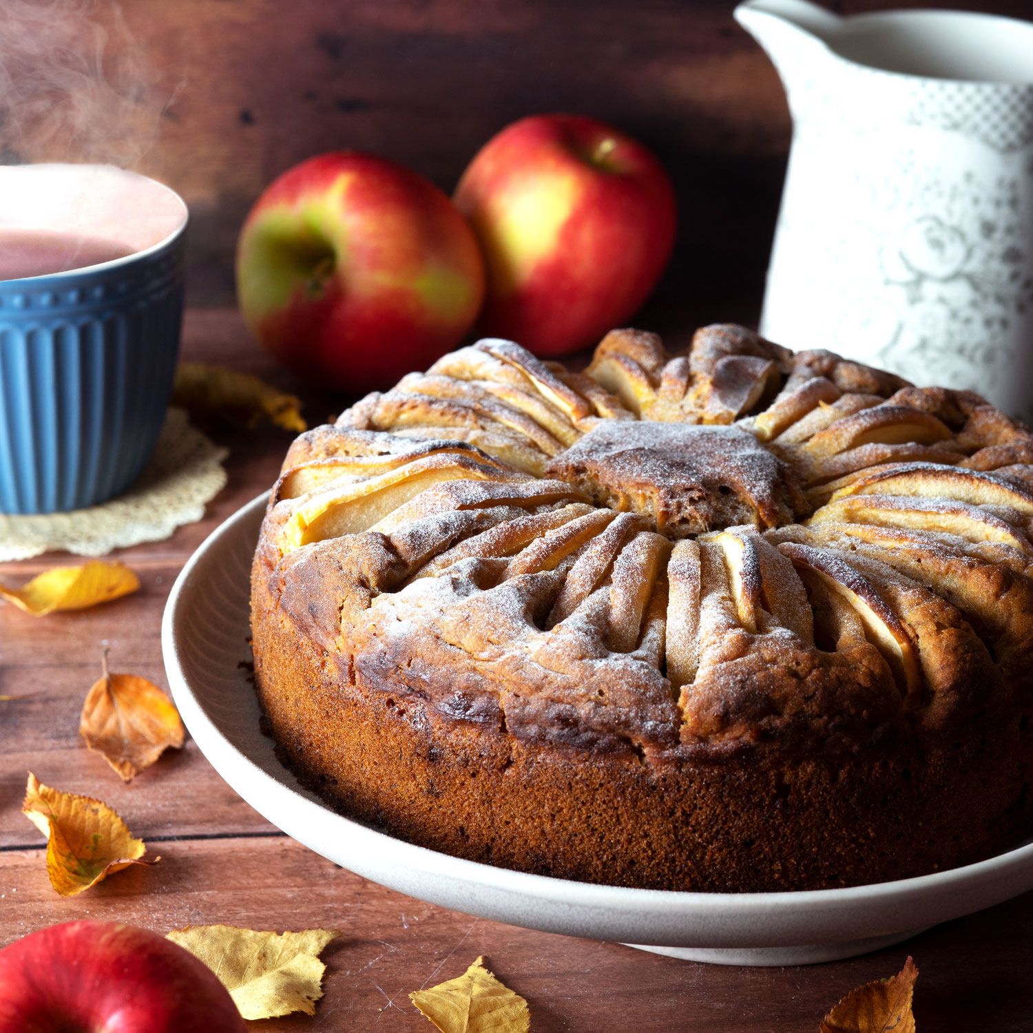 Bananen Apfel Kuchen