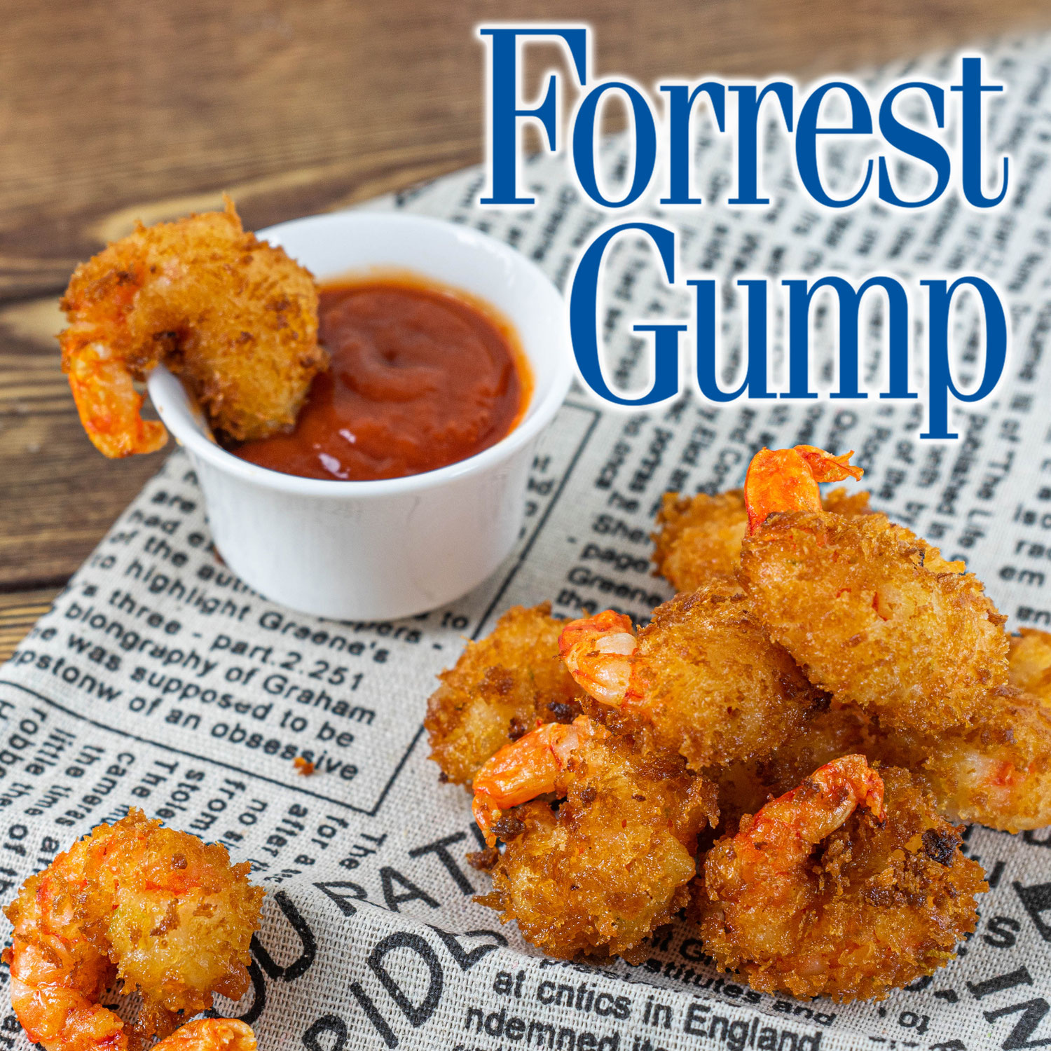 Knusprige Shrimps aus Forrest Gump