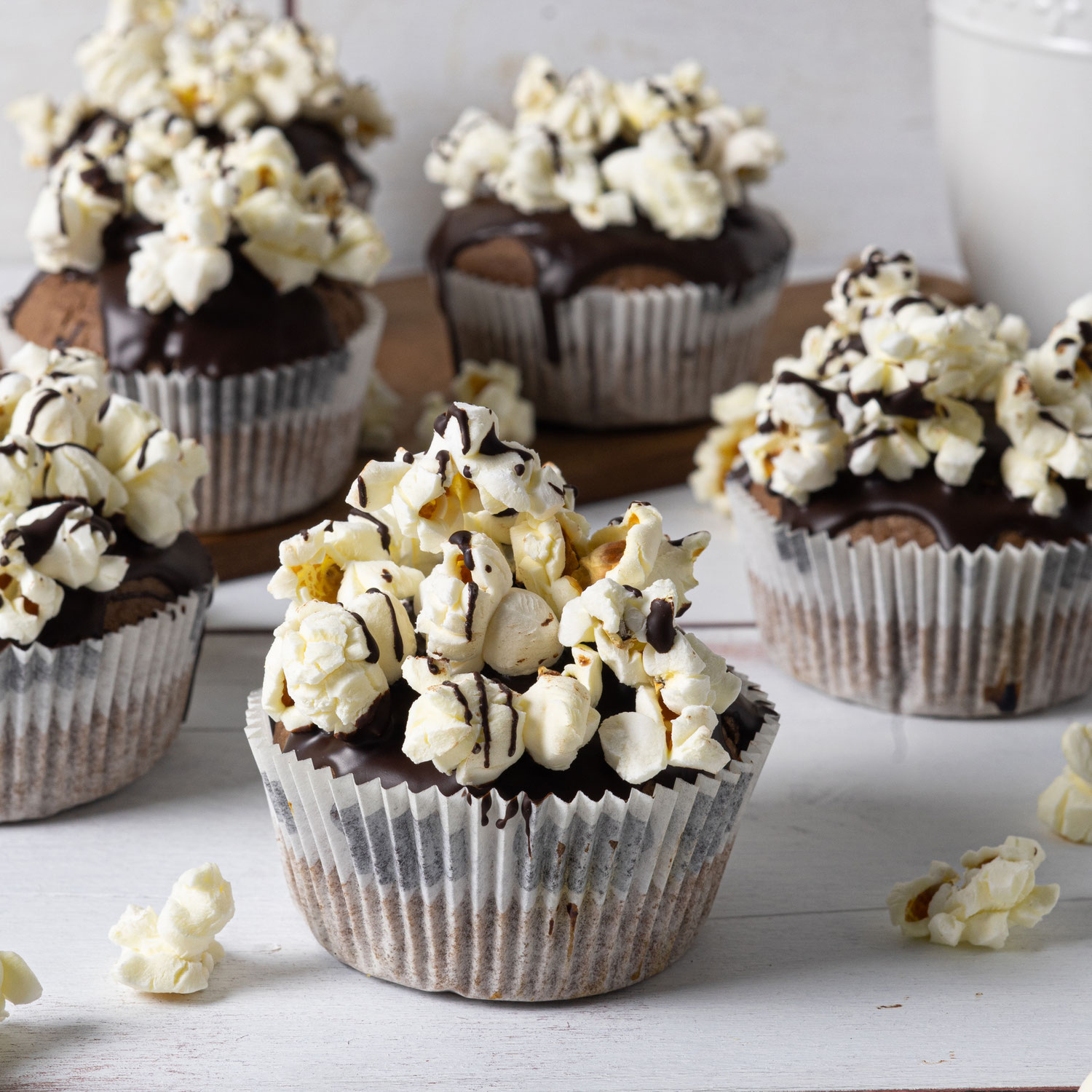 Popcorn Schoko Muffins