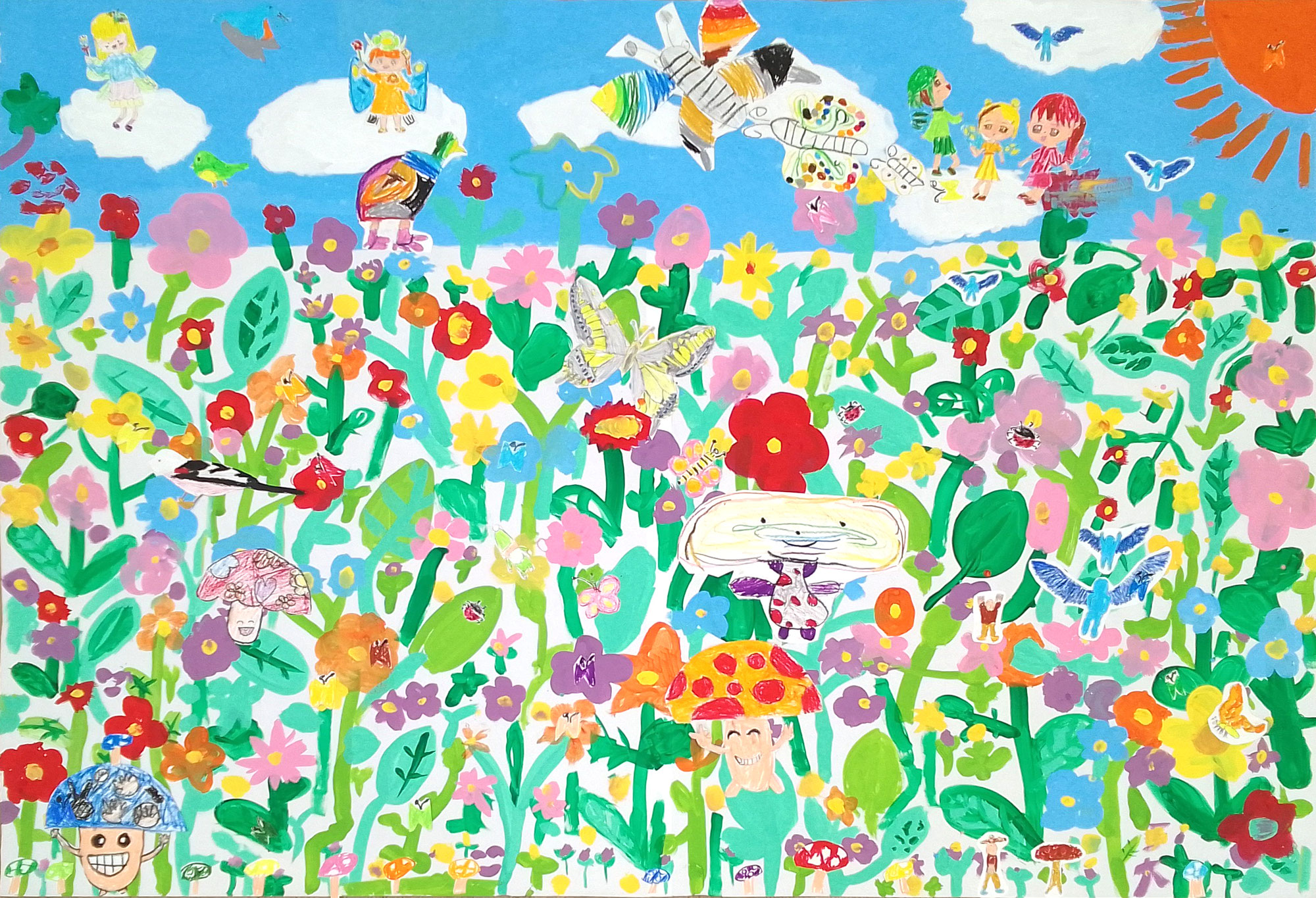 低学年：みんなで描く大きな絵