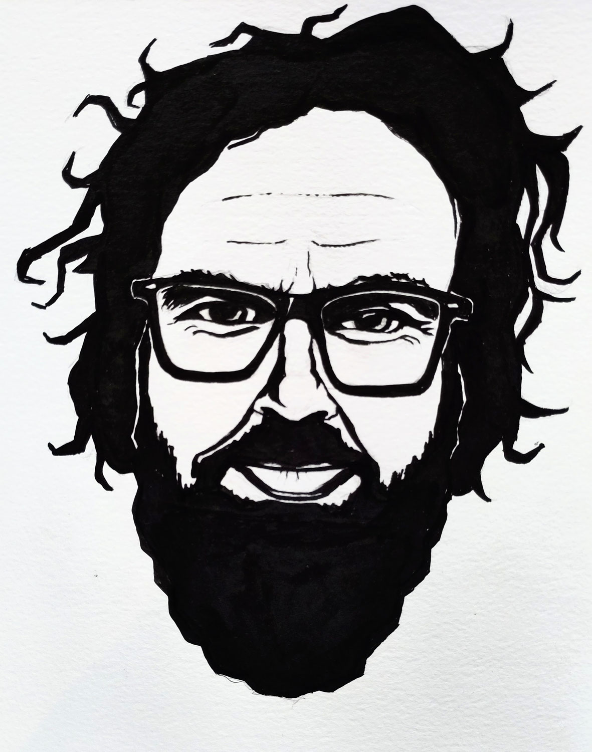 Zwart/wit portret