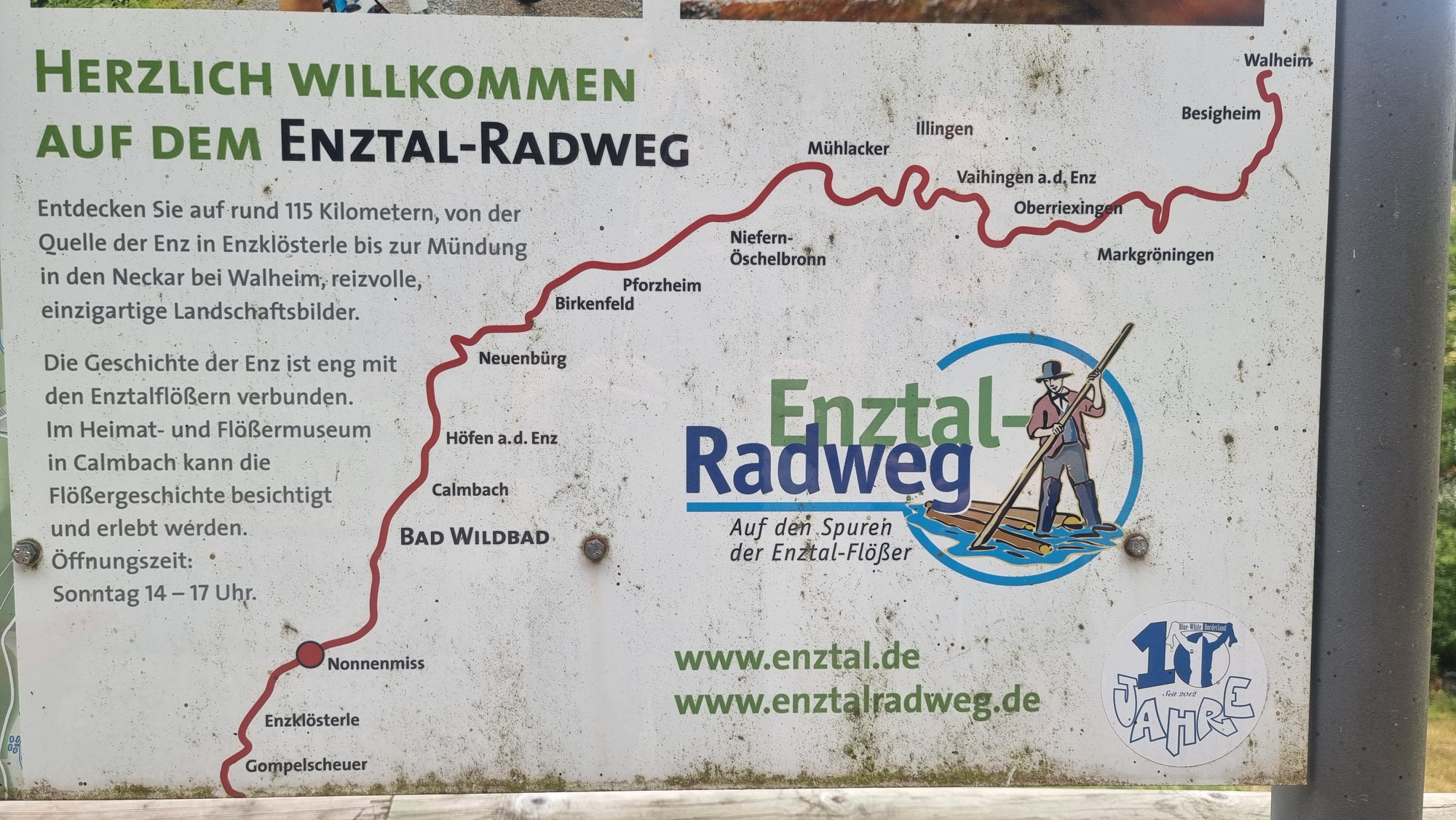 Megamarsch entlang der Enz