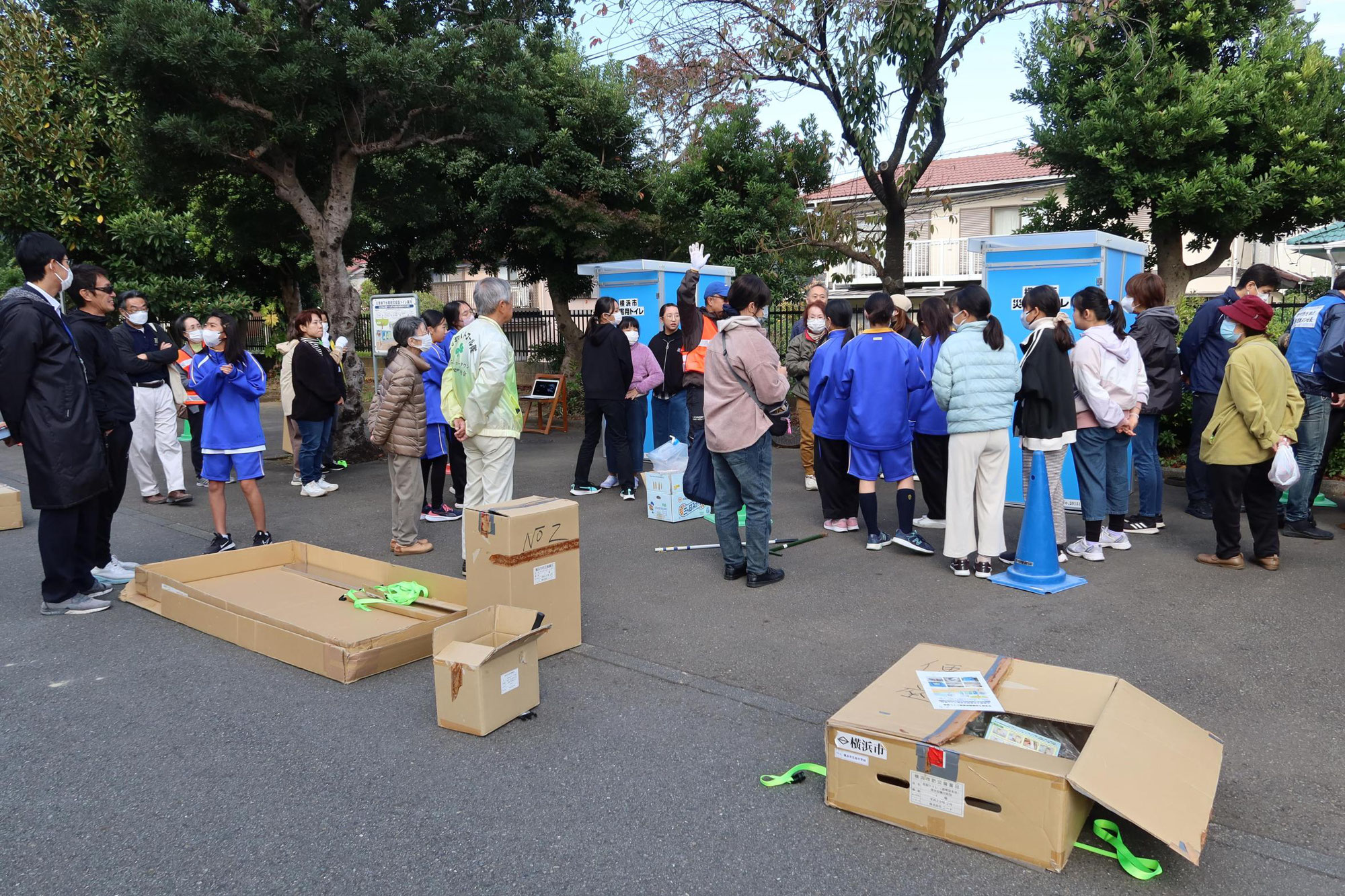 災害に備え　地域あげての防災訓練実施
