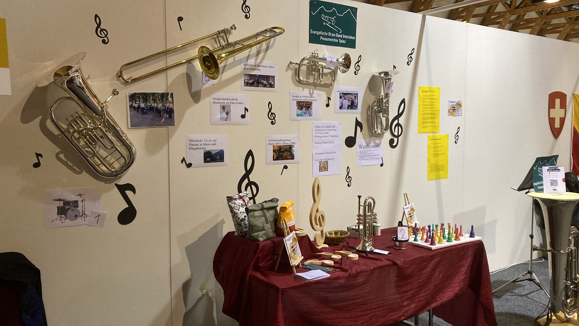 Brass Band an der Gewerbeausstellung in Interlaken