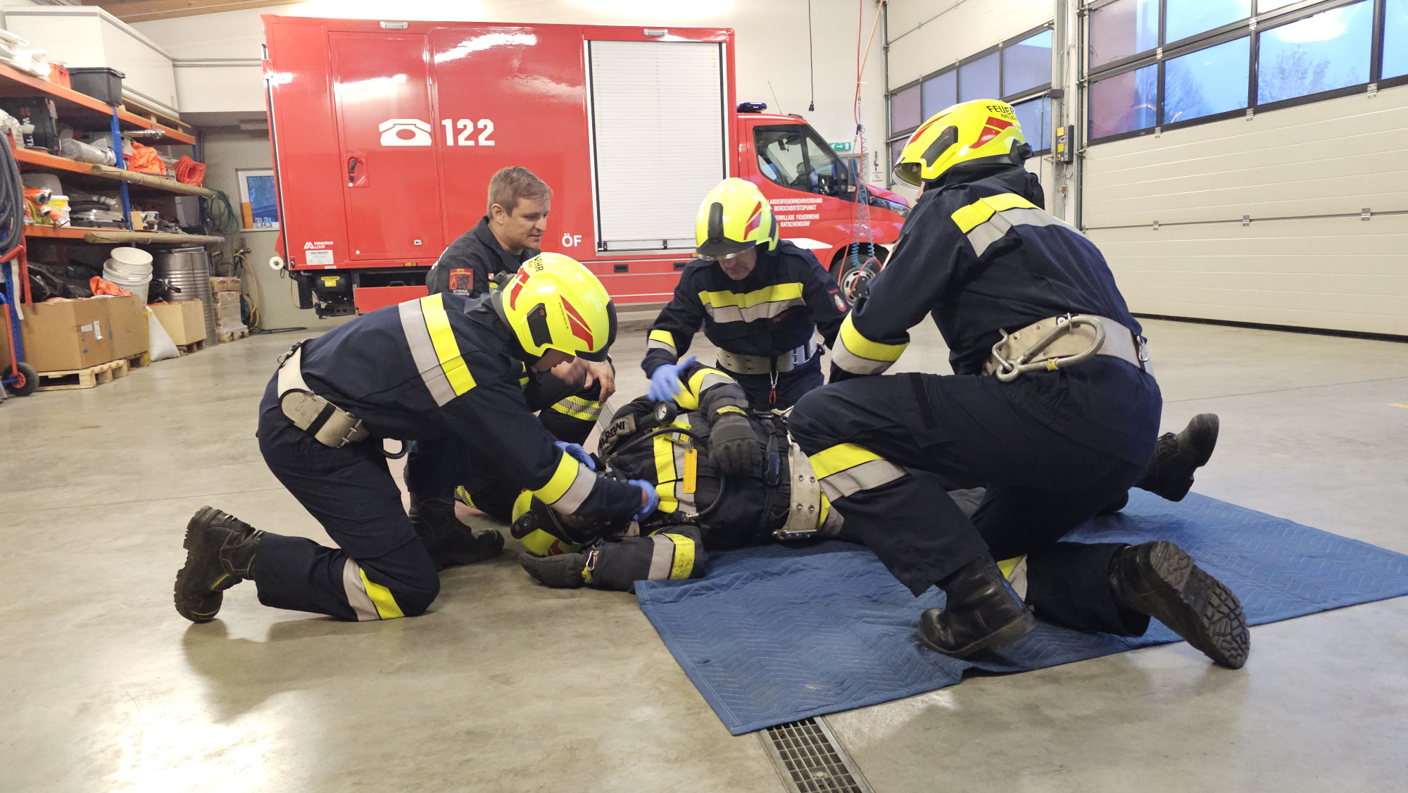 SAN-Abschnittsübung in Ratschendorf
