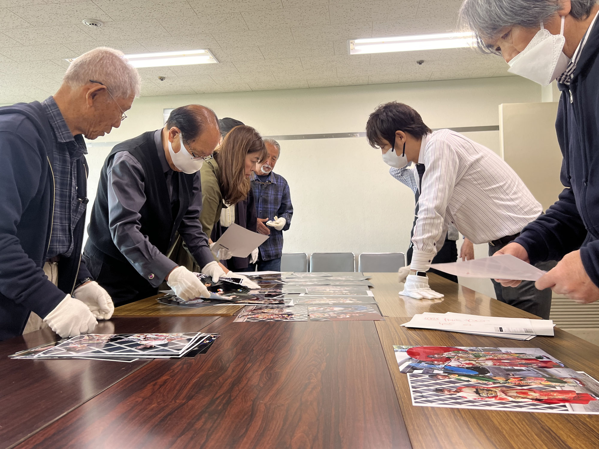 かく勇振袖モデル撮影会の審査会を開催しました