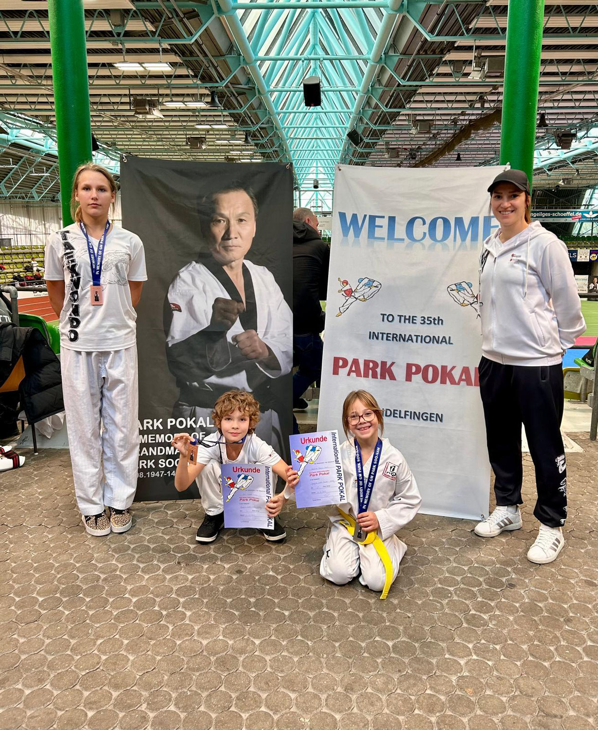 Park Pokal mit Landes Kader