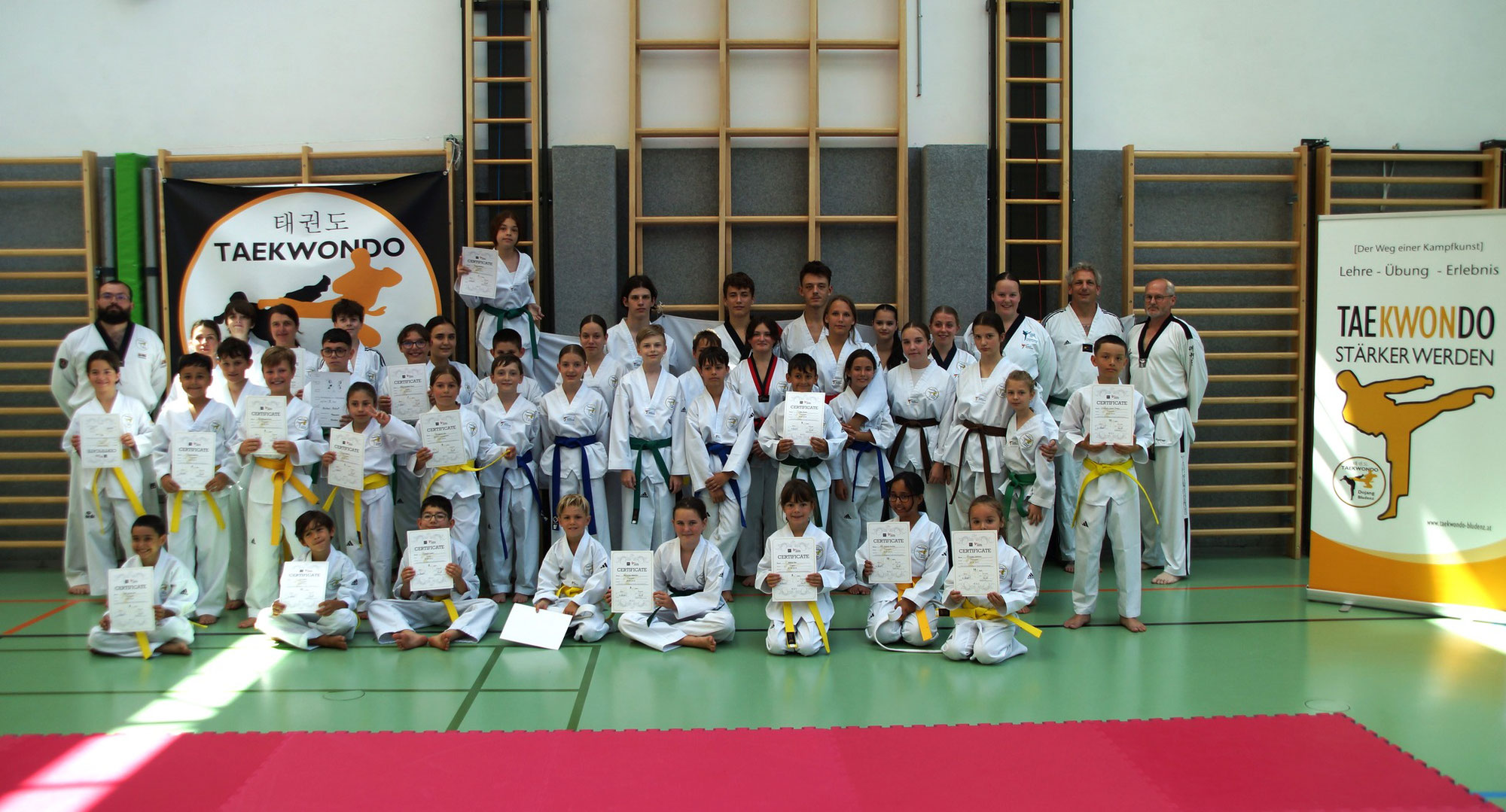 2. Taekwondo Gürtelprüfung der Saison 2024/2025