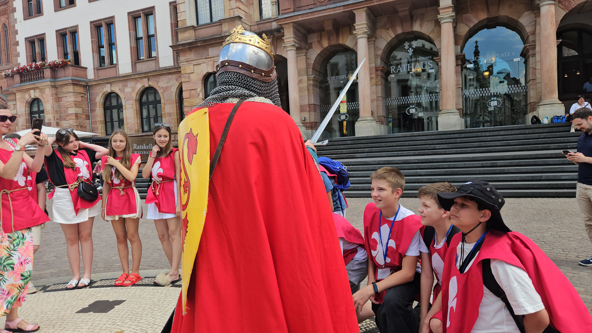 Ritter der Hoffnung: Sommerprojekt in Wiesbaden für Kinder aus Kamjanez-Podilskyj erfolgreich abgeschlossen