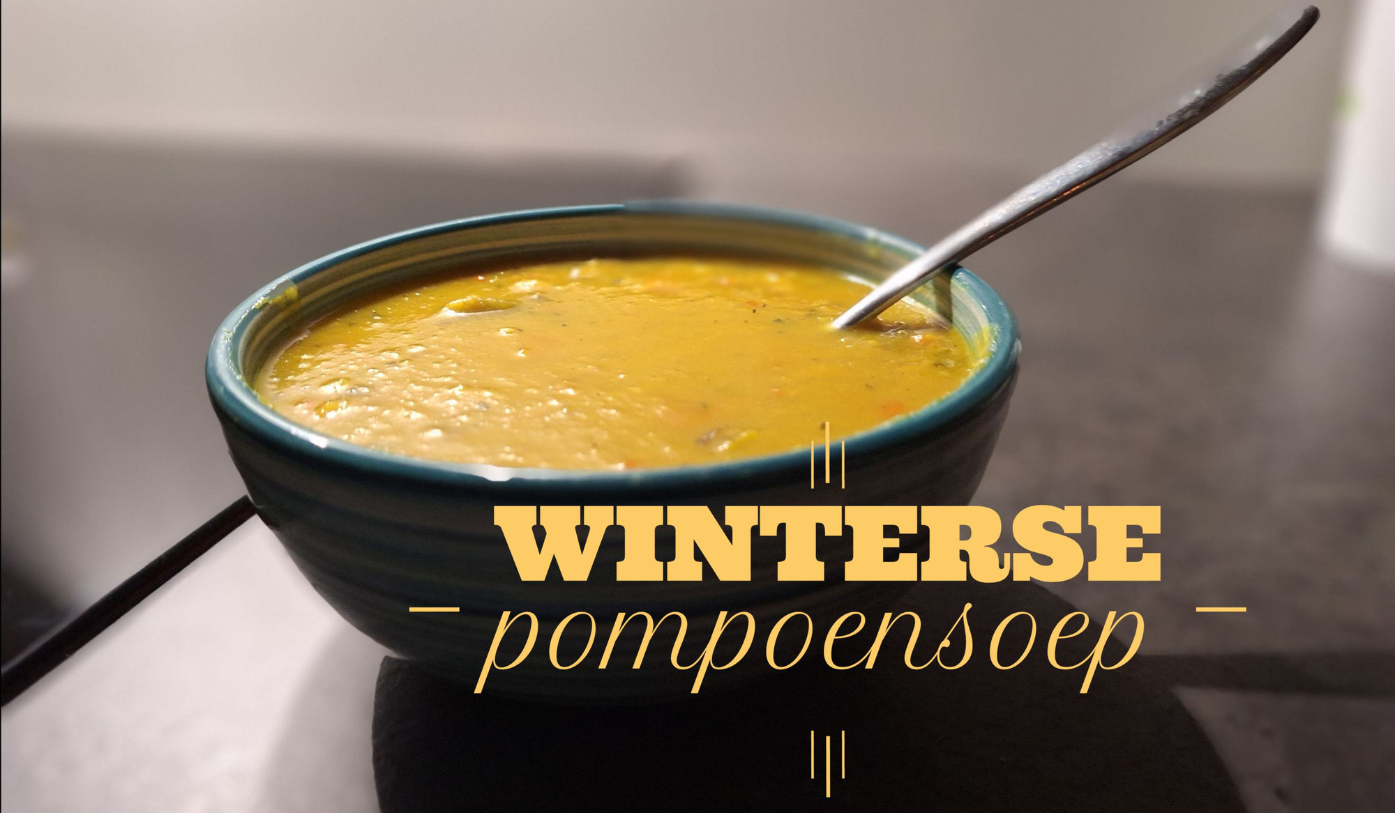 Recept: Winterse pompoensoep