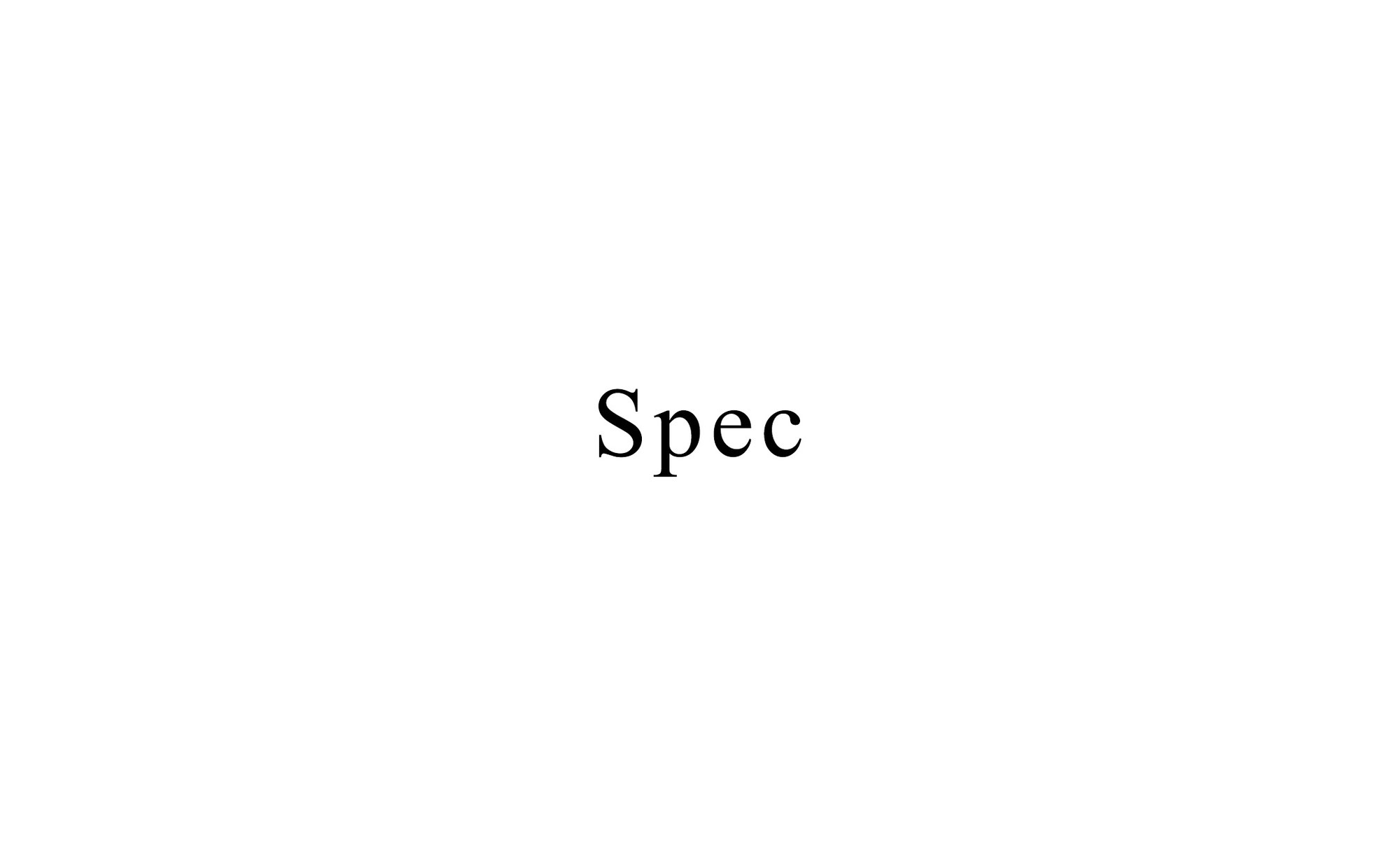 Spec