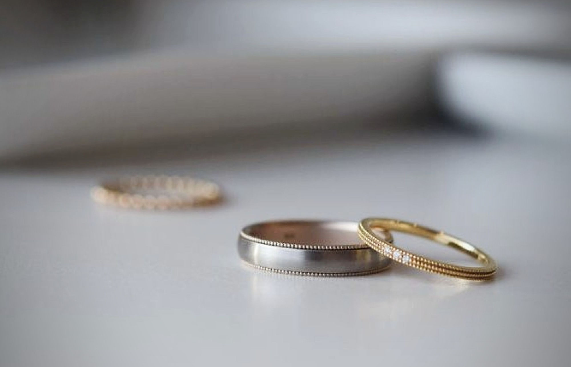 Millgrain ring　- N様ご夫妻 -