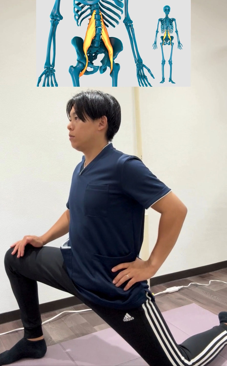 腰を反らせた時に痛みが出る方、やってみてください。