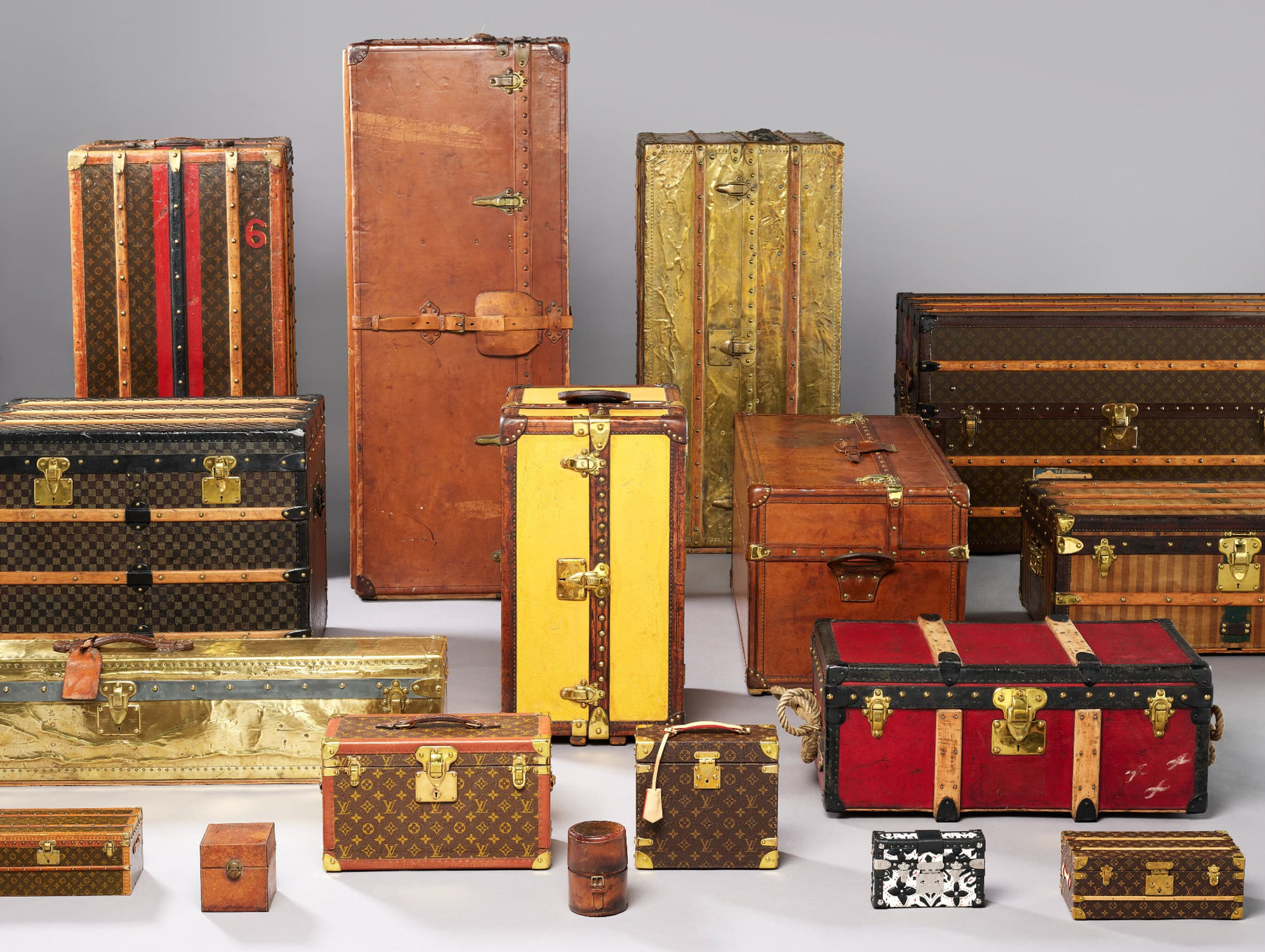Nouveau record en salle des ventes malles Louis Vuitton 2025