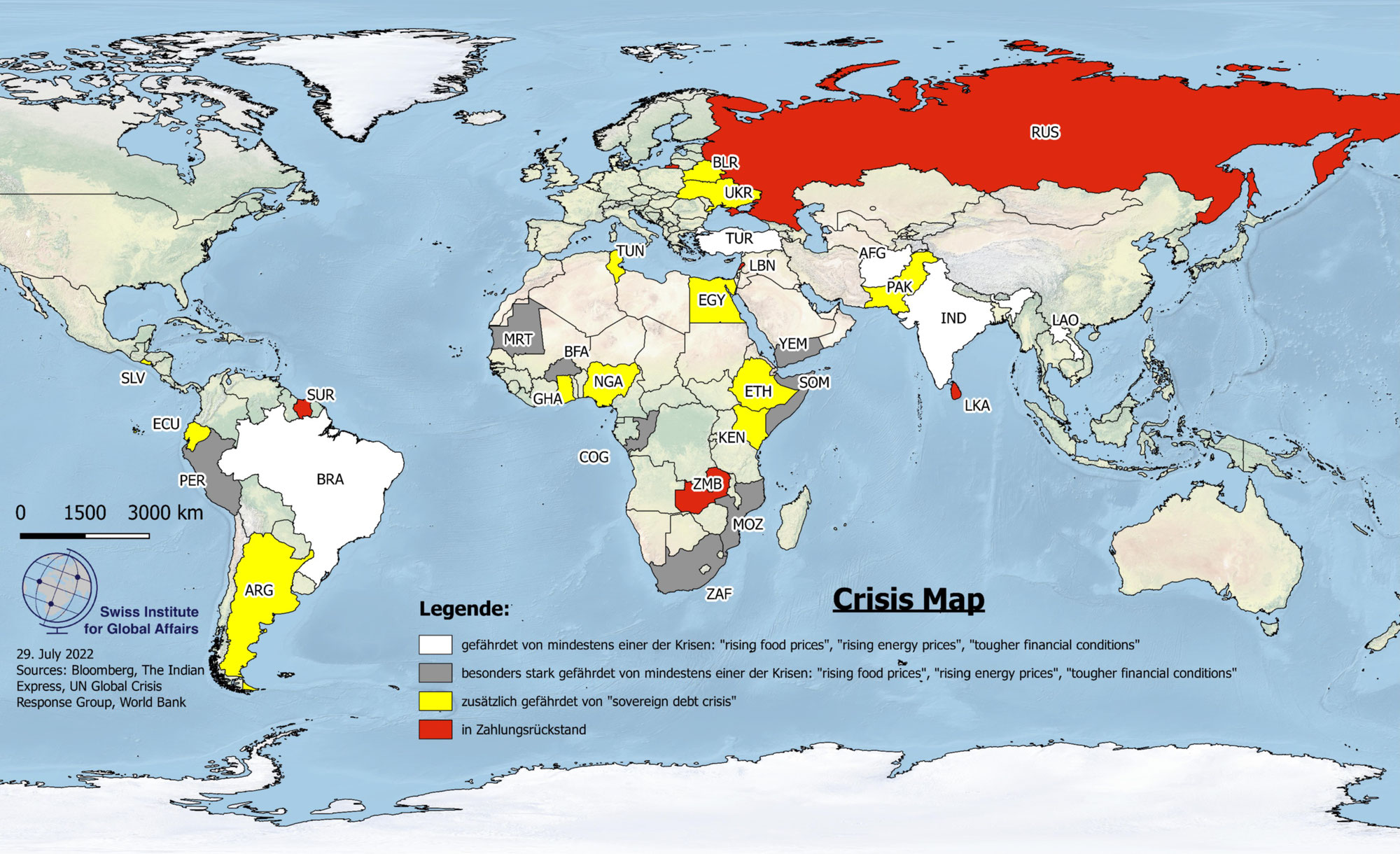 Geopolitische Zerreissprobe