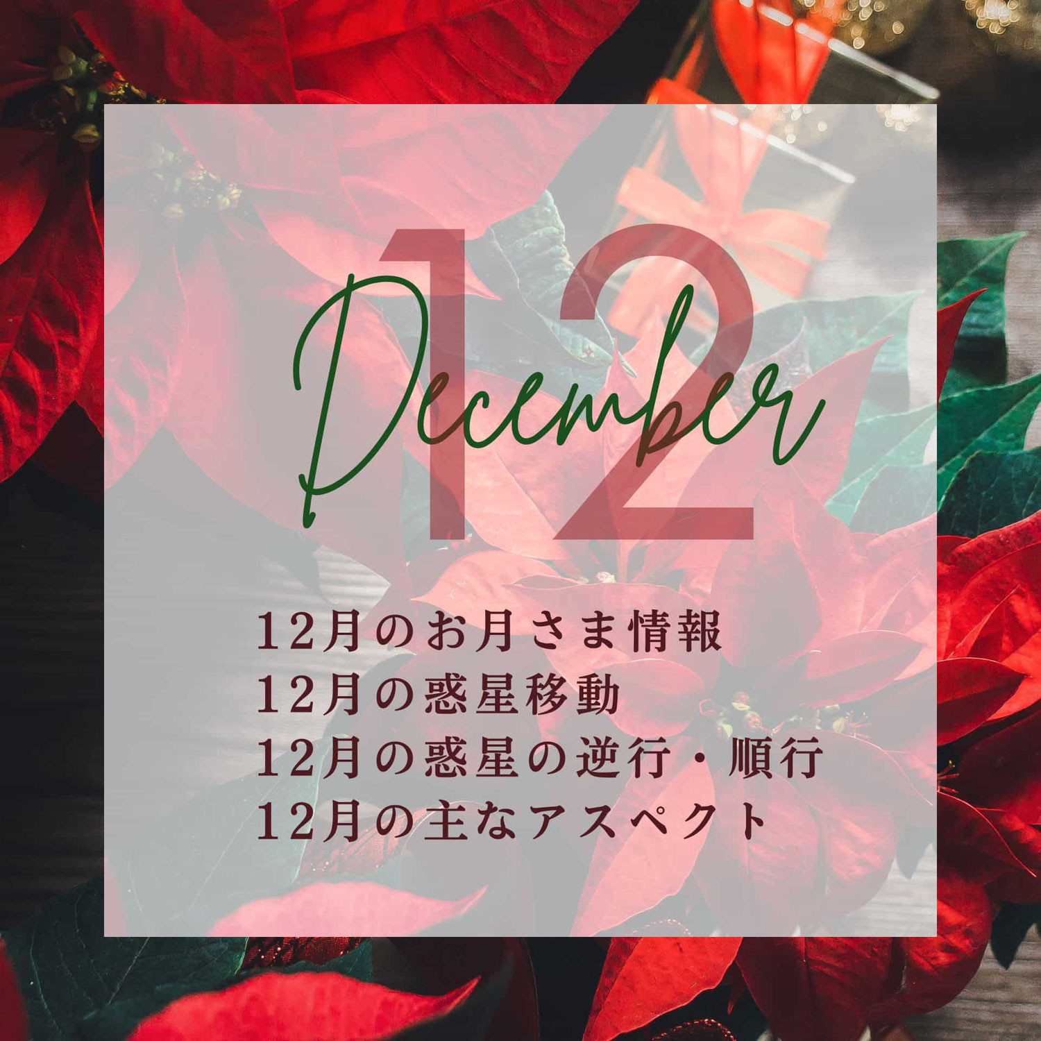 2025年12月の星情報