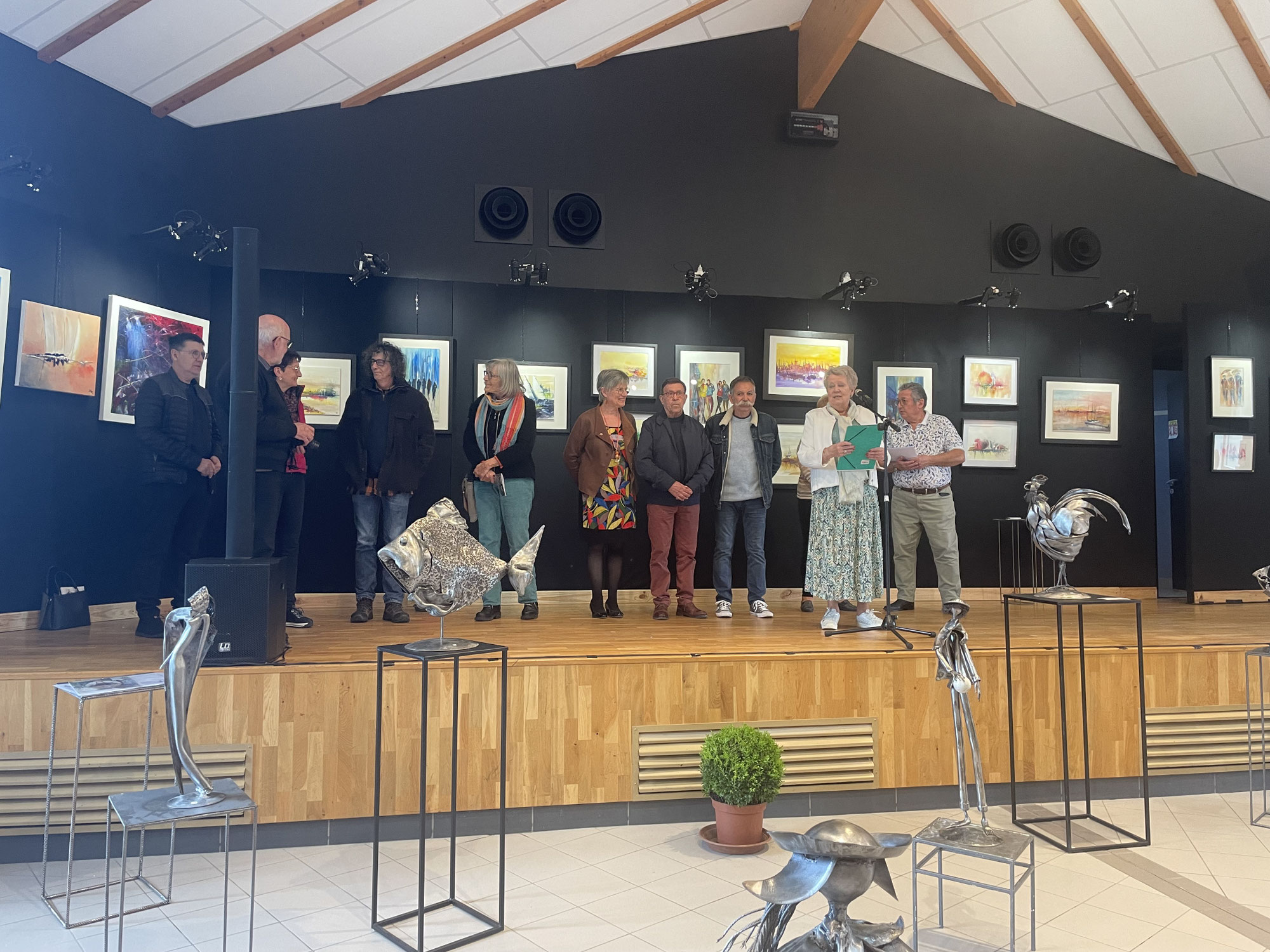 J'expose dans deux salons d'art au mois d'avril