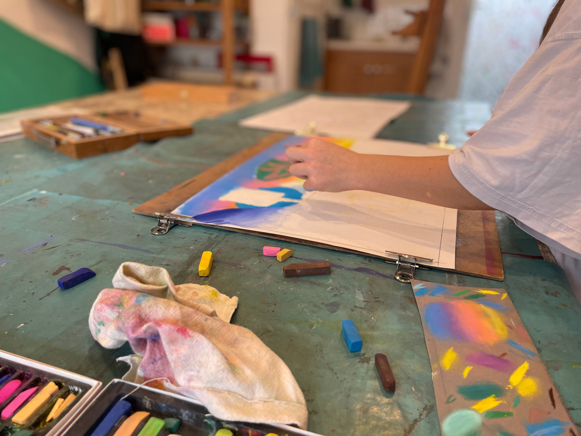 Pastel sec pour les enfants et les adultes