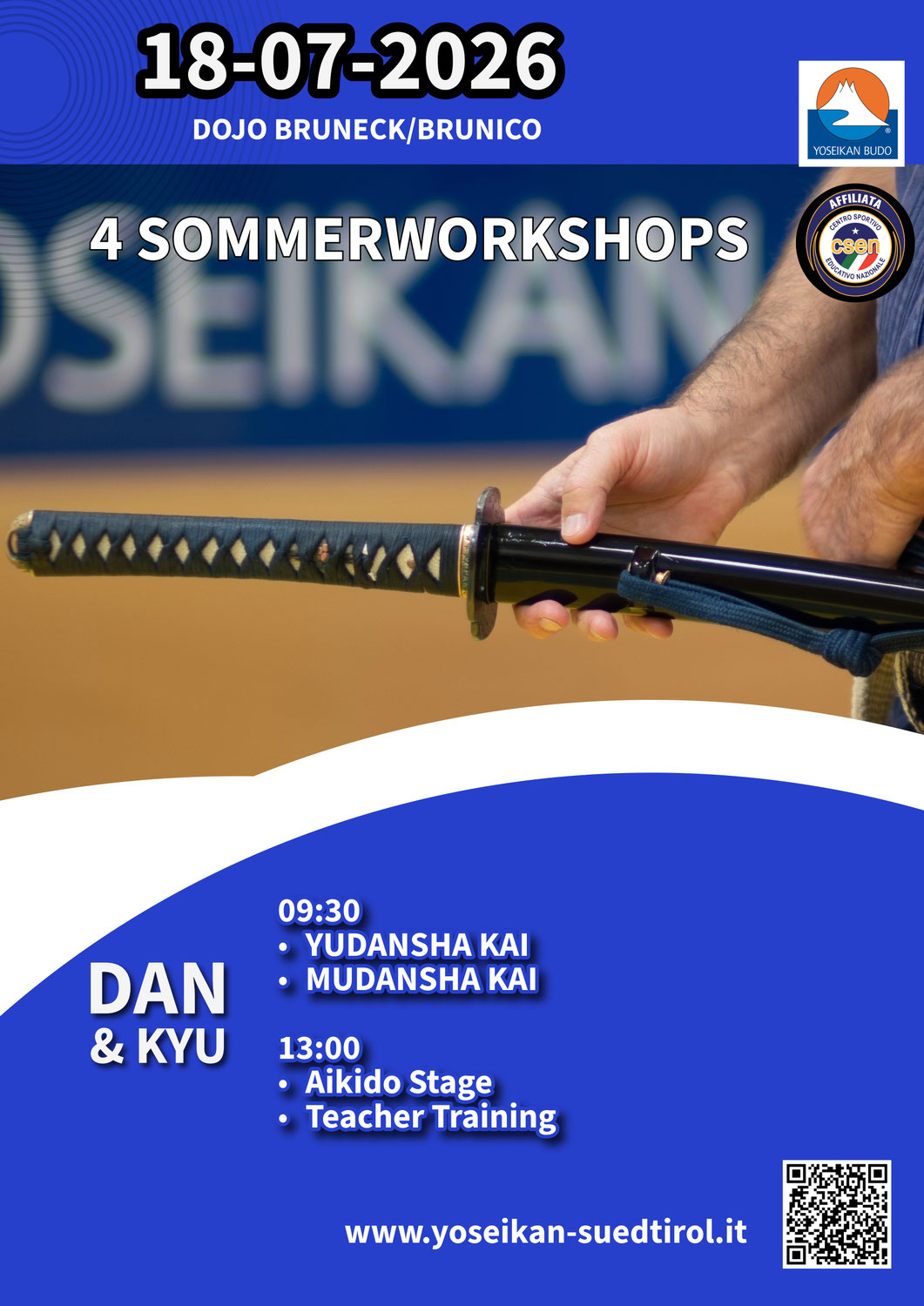 18-07-2026 > 4 Sommer WORKSHOPS