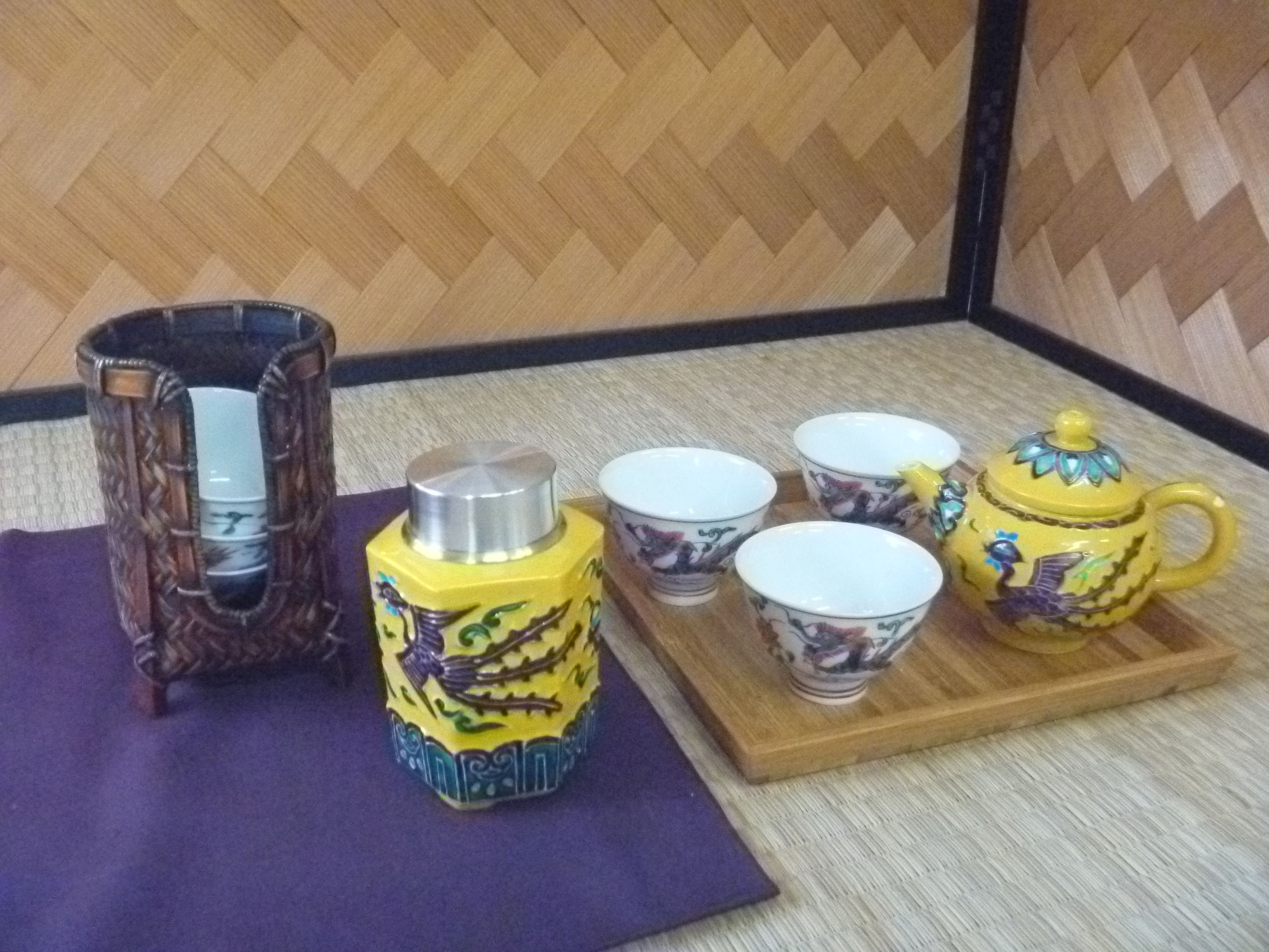 Ｐ６６０　棗　『高橋直樹造』『吹きガラス』『波千鳥文』『義山棗』　共箱　茶道具 P660 棗 『高橋直樹造』『吹きガラス』『波千鳥文』『義山棗』 共