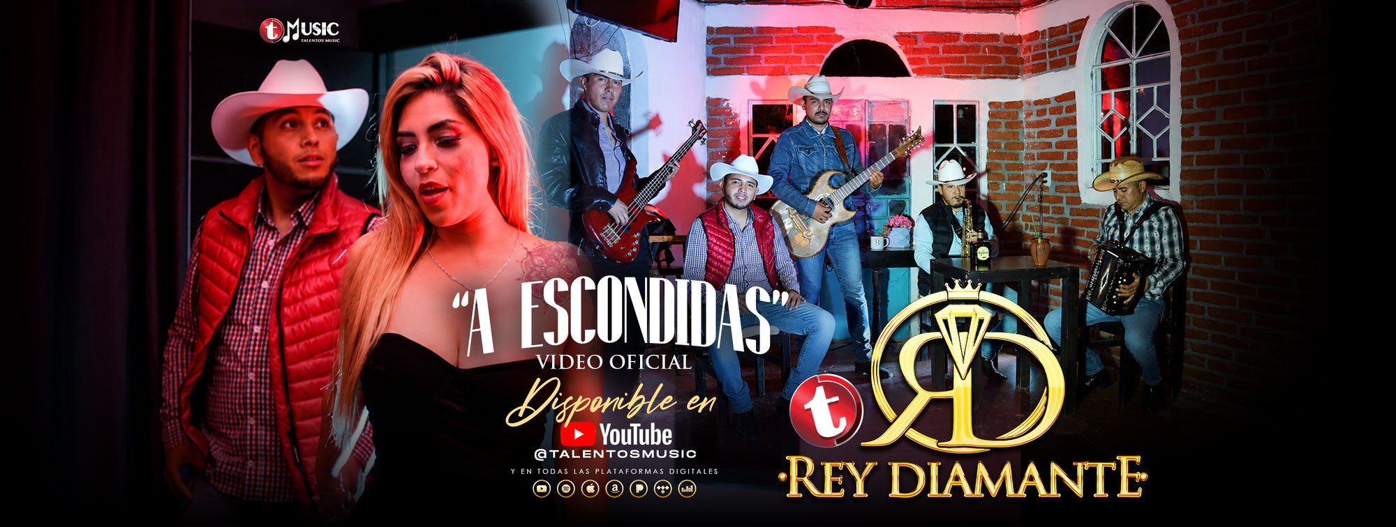 NOTICIA OFICIAL - Rey Diamante estrena su nuevo video oficial “A Escondidas”