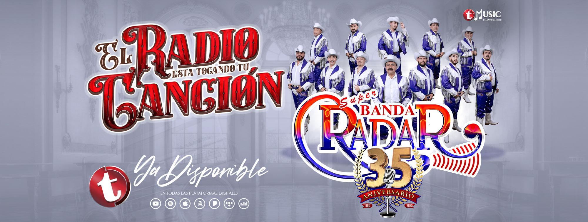 NOTICIA OFICIAL - Super Banda Radar presenta su nuevo sencillo “El Radio Está Tocando Tu Canción”