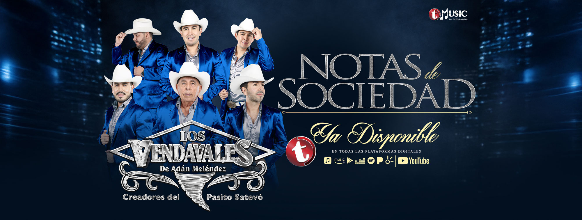 NOTICIA OFICIAL - Los Vendavales de Adán Meléndez estrenan su nuevo sencillo “Notas De Sociedad”
