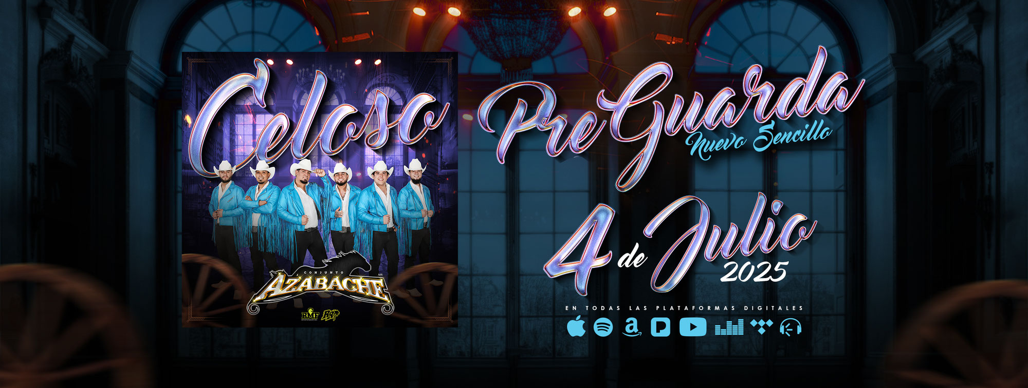 Conjunto Azabache presenta su nuevo sencillo “Celoso” este 4 de julio de 2025