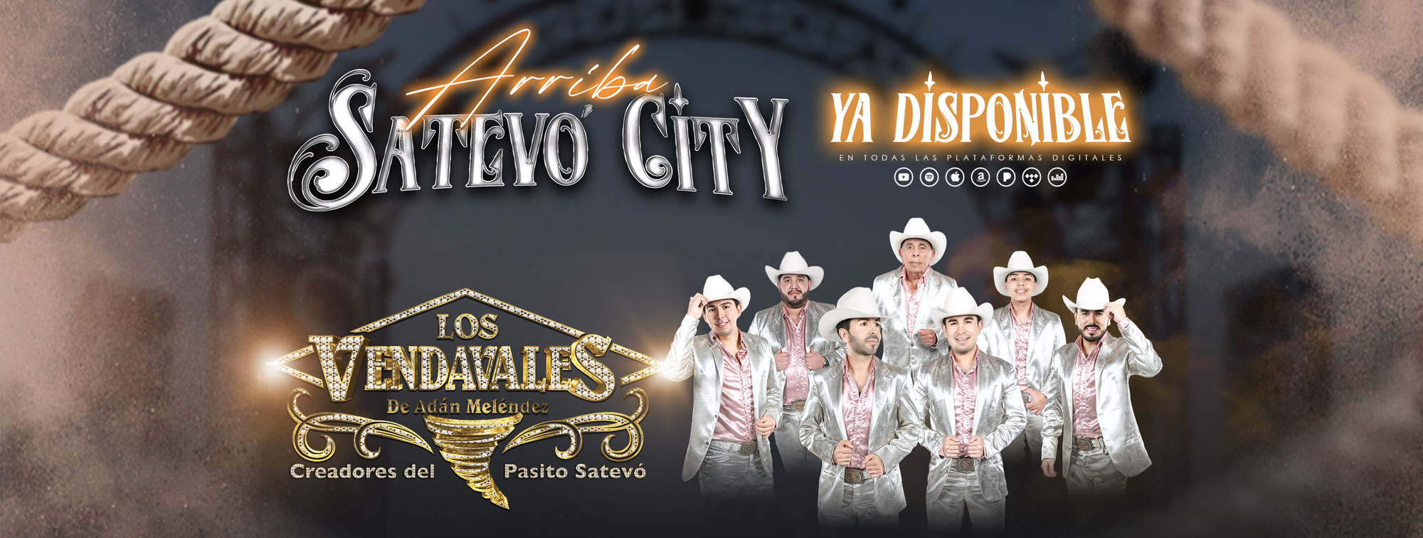 NOTICIA OFICIAL - Los reyes del Pasito Satevo Los Vendavales de Adán Meléndez presentan su nuevo lanzamiento titulado “Arriba Satevo City”