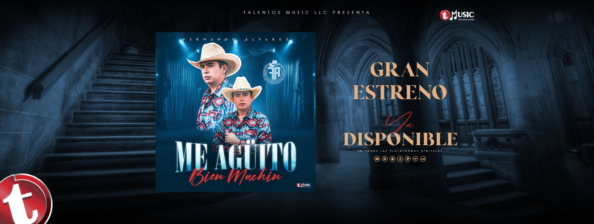 NOTICIA OFICIAL - Fernando Álvarez presenta su nuevo lanzamiento titulado “Me Aguito Bien Machin” Ya disponible en todas las Plataformas Digitales
