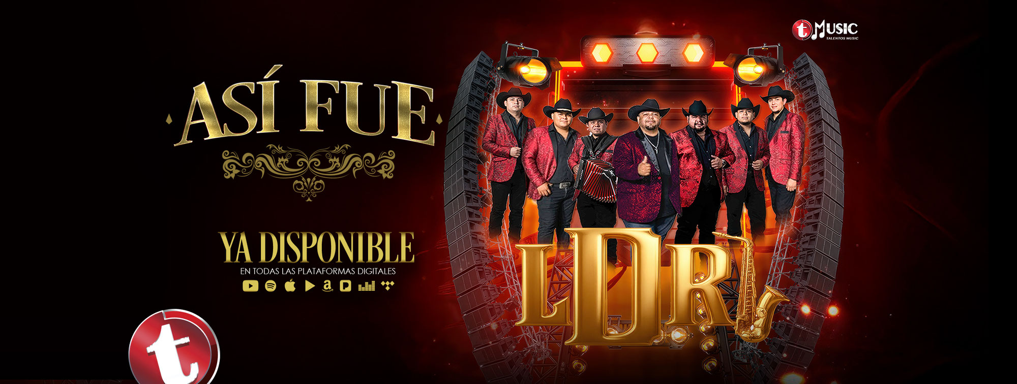 NOTICIA OFICIAL - "Así Fue" Primer Sencillo de "Los Del Riel", nueva propuesta musical de Norteño Sax.