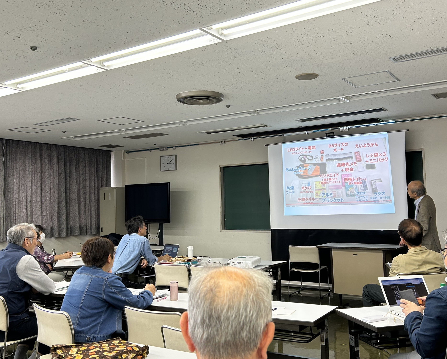 宮前市民館にて「市民の目線で考える防災」